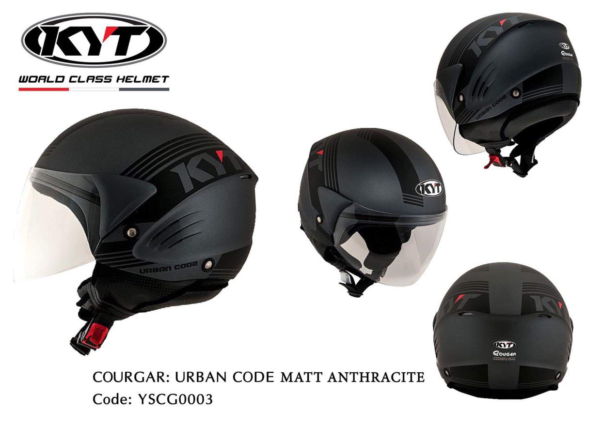 mũ bảo hiểm 3/4 KYT Cougar