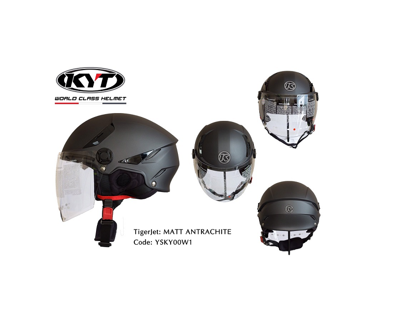 nón KYT Tiger Jet giá rẻ chĩnh hãng