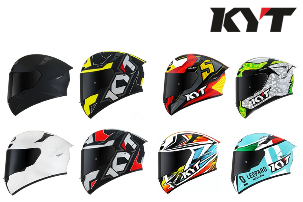 bảng tem nón bảo hiểm fullface KYT TT Course chính hãng